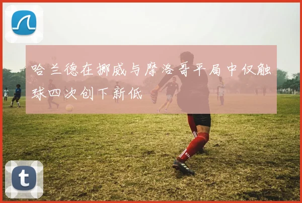 哈兰德在挪威与摩洛哥平局中仅触球四次创下新低