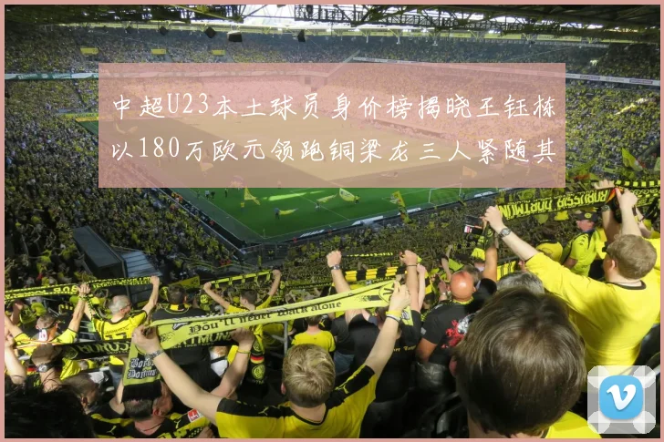 中超U23本土球员身价榜揭晓王钰栋以180万欧元领跑铜梁龙三人紧随其后