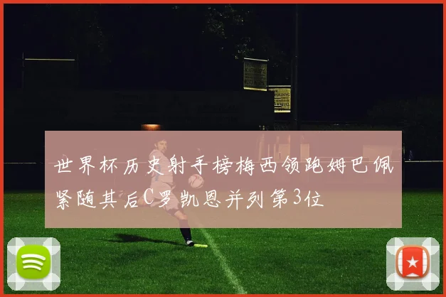 世界杯历史射手榜梅西领跑姆巴佩紧随其后C罗凯恩并列第3位